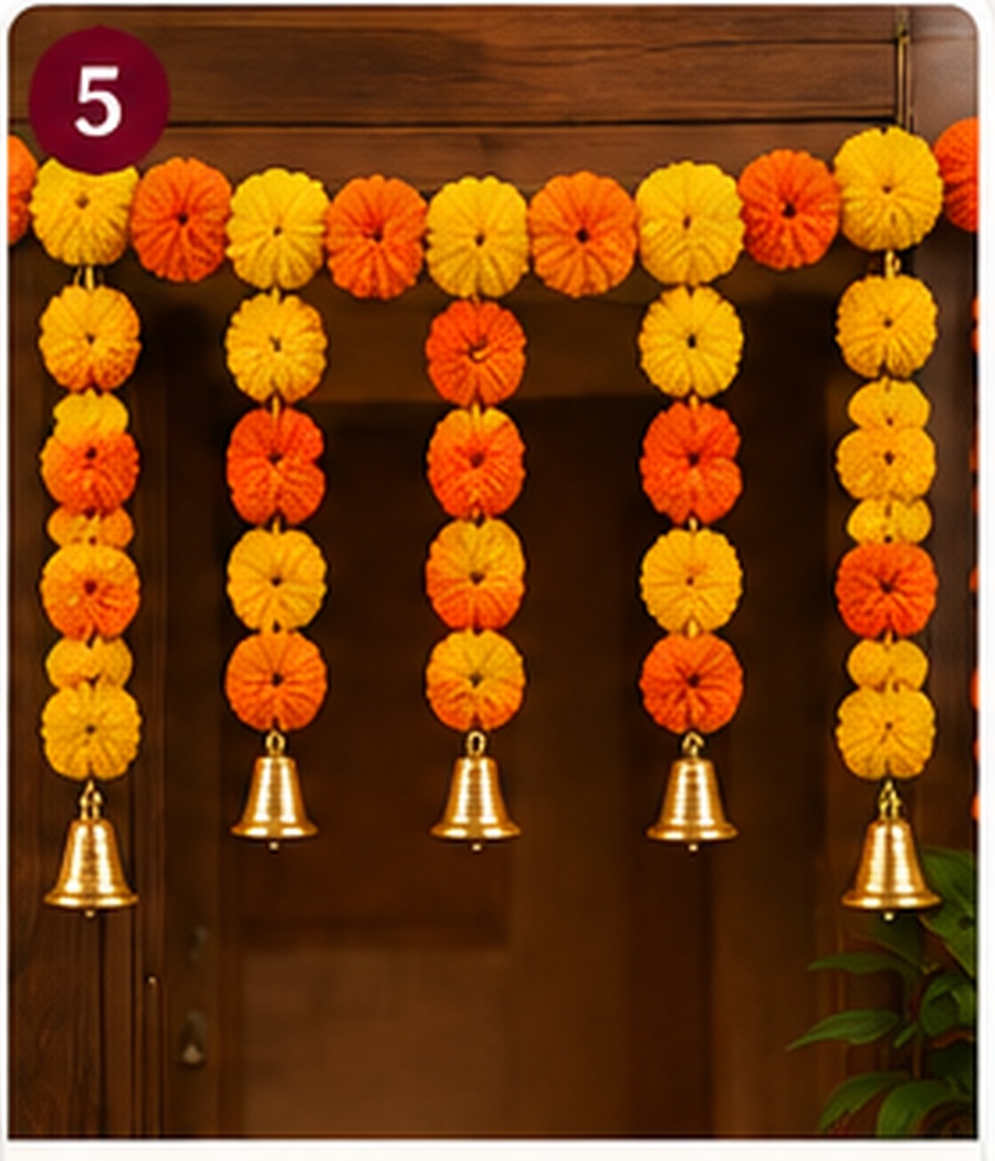 Artificial Marigold Toran